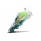 Buty piłkarskie korki męskie adidas F50 Elite FG Biały Zielony Złoty