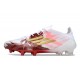 Buty piłkarskie korki męskie adidas F50 Elite FG Biały Czerwony Złoto