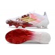 Buty piłkarskie korki męskie adidas F50 Elite FG Biały Czerwony Złoto