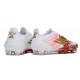 Buty piłkarskie korki męskie adidas F50 Elite FG Biały Czerwony Złoto