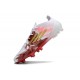 Buty piłkarskie korki męskie adidas F50 Elite FG Biały Czerwony Złoto