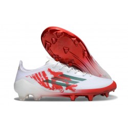Buty piłkarskie korki męskie adidas F50 Elite FG Biały Czerwony Zielony