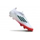 Buty piłkarskie korki męskie adidas F50 Elite FG Biały Czerwony Zielony