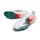 Buty piłkarskie adidas F50 Elite FG Biały Różowy Czerwony Zielony