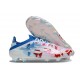 Buty piłkarskie korki męskie adidas F50 Elite FG Biały Różowy Niebieski Czerwony 
