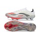 Korki Piłkarskie adidas F50+ FG X Messi Biały Srebro Czerwony