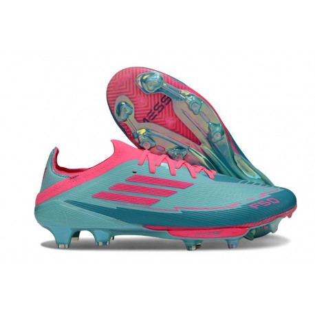 Korki Piłkarskie adidas F50+ FG X Messi Niebieski Różowy