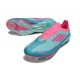 Korki Piłkarskie adidas F50+ FG X Messi Niebieski Różowy