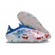 Adidas F50 Elite Laceless FG Biały Różowy Niebieski