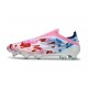 Adidas F50 Elite Laceless FG Biały Różowy Niebieski