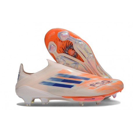 Korki Piłkarskie adidas F50+ LL FG Pomarańczowy Niebieski