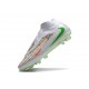 Korki Piłkarskie Nike Phantom 6 Elite High FG Biały Zielony Pomarańczowy