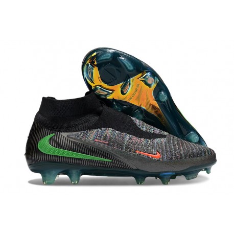 Korki Piłkarskie Nike Phantom 6 Elite High FG Czarny Zielony
