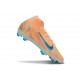 Buty Piłkarskie Nike Mercurial Superfly X Elite FG KM Pomarańczowy Niebieski