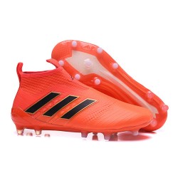 Buty piłkarskie - Tanie Adidas ACE 17+ PureControl FG Pomarańczowy Czarny