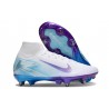 Nike Mercurial Superfly X Elite SG-Pro Biały Niebieski Fioletowy