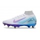 Nike Mercurial Superfly X Elite SG-Pro Biały Niebieski Fioletowy