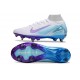 Nike Mercurial Superfly X Elite SG-Pro Biały Niebieski Fioletowy