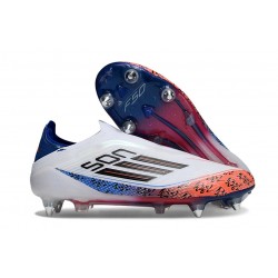 Buty Adidas F50 Elite LL SG-Pro Biały Czarny Czerwony Niebieski