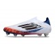 Buty Adidas F50 Elite LL SG-Pro Biały Czarny Czerwony Niebieski