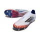 Buty Adidas F50 Elite LL SG-Pro Biały Czarny Czerwony Niebieski