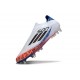 Buty Adidas F50 Elite LL SG-Pro Biały Czarny Czerwony Niebieski
