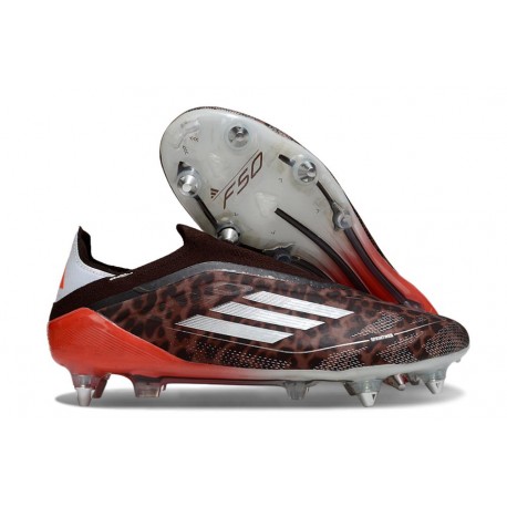 Buty Adidas F50 Elite LL SG-Pro Brązowy Biały