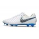 Nike Tiempo Legend 10 Elite FG Ronaldo Biały Niebieski Wilczy
