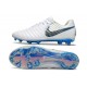 Nike Tiempo Legend 10 Elite FG Ronaldo Biały Niebieski Wilczy