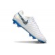 Nike Tiempo Legend 10 Elite FG Ronaldo Biały Niebieski Wilczy