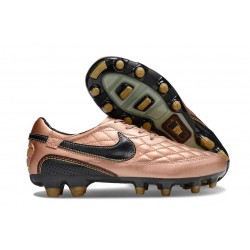 Nike Tiempo Legend 10 Elite FG Ronaldo Złoto Czarny