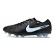Nike Tiempo Legend 10 Elite FG Ronaldo Czarny Niebieski