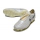 Nike Tiempo Legend 10 Elite FG Ronaldo Biały Srebro