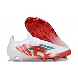 Korki Pilkarskie adidas F50 Elite FG Biały Czerwony