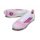Korki Pilkarskie adidas F50 Elite FG Biały Różowy