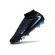 Korki Piłkarskie Nike Phantom 6 Elite High FG Czarny Niebieski