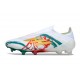 Buty Piłkarskie Adidas F50 Elite LL FG Biały Zielony Złoty