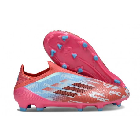 Buty Piłkarskie Adidas F50 Elite LL FG Czerwony Niebieski