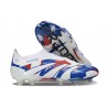 Buty adidas Predator Elite Laceless FG Biały Niebieski Czerwony