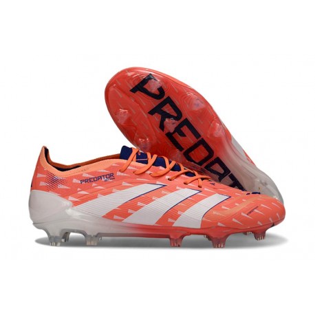 Buty Piłkarskie adidas Predator Elite FG Pomarańczowy Biały