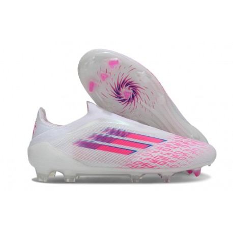 Buty Piłkarskie Adidas F50 Elite LL FG Biały Różowy 
