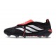 Adidas Predator 26 Tongue Elite FG Czarny Biały Czerwony