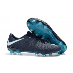 Buty piłkarskie Meskie - Nike HyperVenom Phantom III FG Czarny Bialy Game KrÓLewski