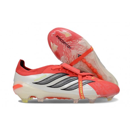 Adidas Predator 26 Tongue Elite FG Czerwony Biały Czarny