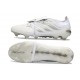 Adidas Predator 26 Tongue Elite FG Biały Srebro