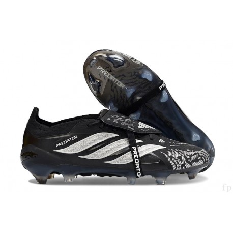 Adidas Predator 26 Tongue Elite FG Czarny Srebro
