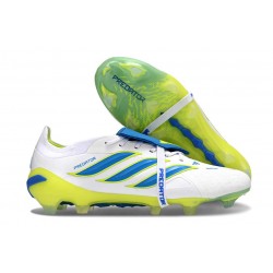 Adidas Predator 26 Tongue Elite FG Biały Niebieski Zawistny