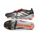Adidas Predator 26 Tongue Elite FG Srebro Biały Czerwony