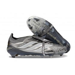 Adidas Predator 26 Tongue Elite FG Srebro