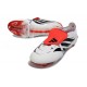 Adidas Predator 26 Tongue Elite FG Biały Czerwony Czarny